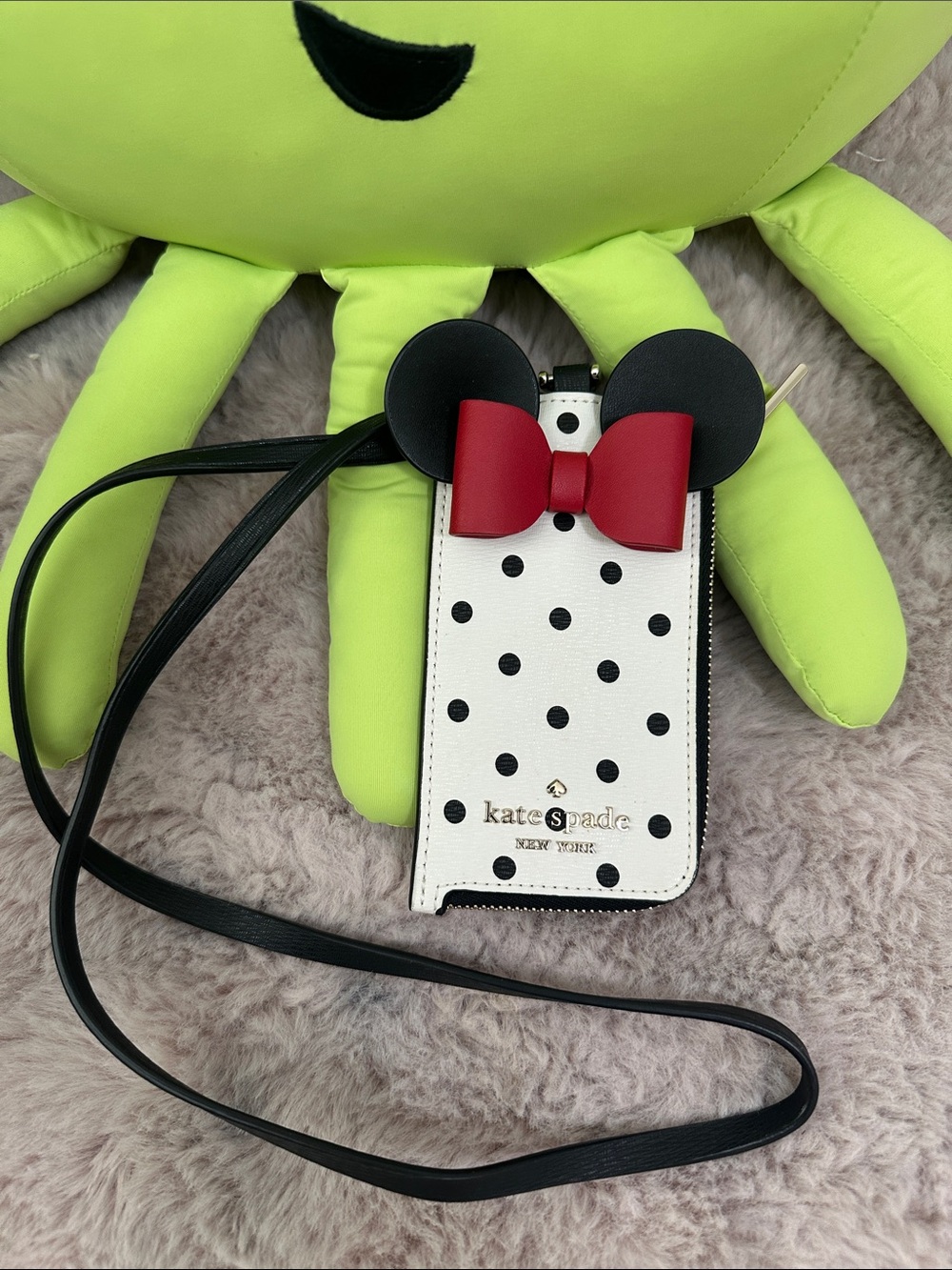 kate spade x disney minnie white multi lanyard - Picture 2 of 7